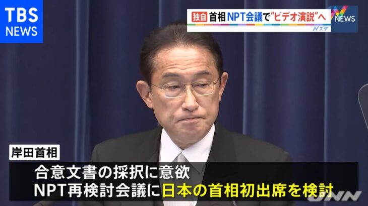 【独自】岸田首相 ＮＰＴ再検討会議現地入り見送り ビデオ演説で調整