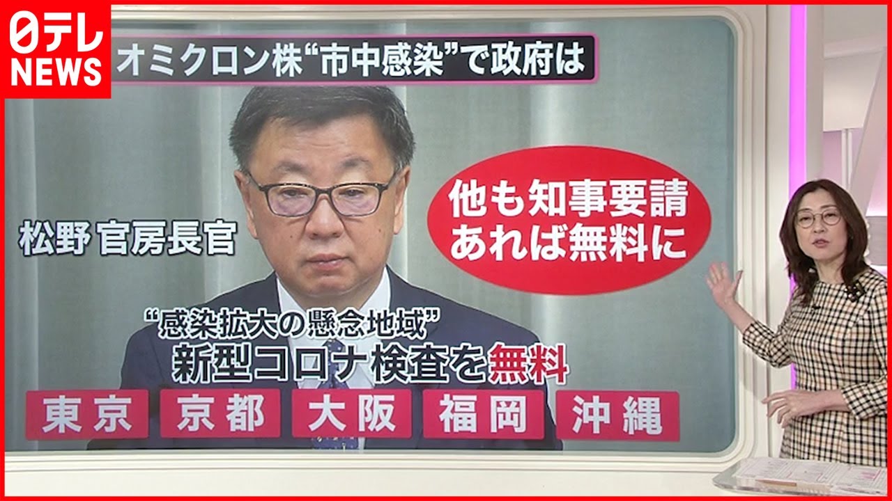 【解説】どこで？予約は？オミクロン株市中感染で”無料PCR検査”も