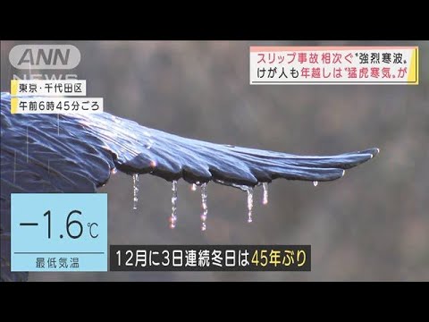 「徐々に寒く・・・」電車に閉じ込められ　“強烈寒波”で事故被害相次ぐ(2021年12月28日)