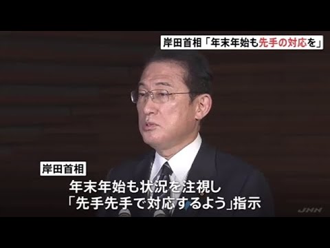 岸田首相 オミクロン株への対応「年末年始も先手の対応を」