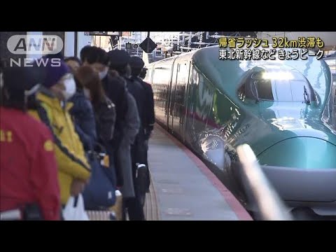 帰省ラッシュで各所混雑　東北新幹線などがピーク(2021年12月30日)