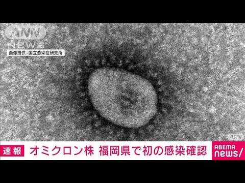 福岡でオミクロン株の感染確認　九州で初めて(2021年12月25日)