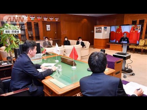 日中防衛相会談　岸大臣が尖閣侵入に自制要求(2021年12月28日)