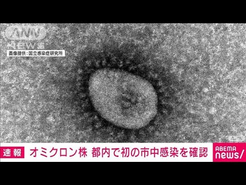 東京でオミクロン株の感染確認　初の市中感染(2021年12月24日)