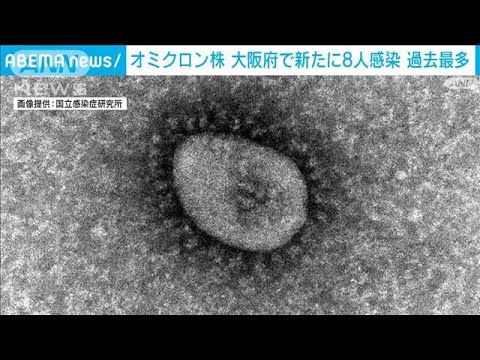 オミクロン株　大阪府で8人感染　一日あたり最多(2021年12月26日)