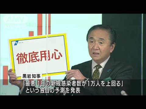 最悪の場合・・・県内で1万人の新規感染者　神奈川県が独自予測(2022年1月6日)