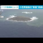 小笠原諸島の“新島”小さくなった　面積1カ月で10分の1に(2022年1月12日)