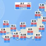 【1月16日 夕方 気象情報】明日の天気