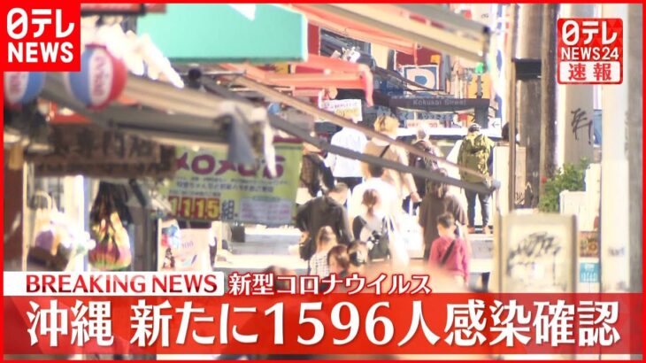 【速報】沖縄県で新たに1596人の感染確認　新型コロナウイルス　1月14日