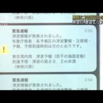 津波の警報音付きメールが20回以上　同じ内容で連発(2022年1月16日)