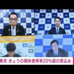 【速報】東京の病床使用率「20％超える見込み」　小池都知事が明かす(2022年1月17日)