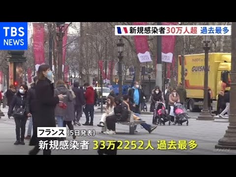 仏・新規感染者が３０万人超、英・感染拡大でも入国規制一部緩和へ【新型コロナ】