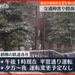 【中継】大雪注意報…東京や横浜など 空の便は欠航も