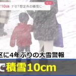 都心で積雪１０ｃｍ 東京２３区に４年ぶりの大雪警報【news23】