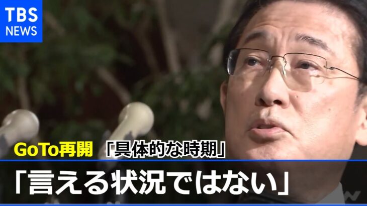 岸田首相、ＧｏＴｏ再開「具体的な時期言える状況ではない」