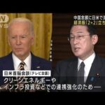 日米「2プラス2」の経済版立ち上げへ　先端技術の輸出規制など協議(2022年1月21日)