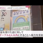 【#新型コロナ】東京の飲食店４人以内へ 居酒屋店主 影響「出ると思う」【news23】