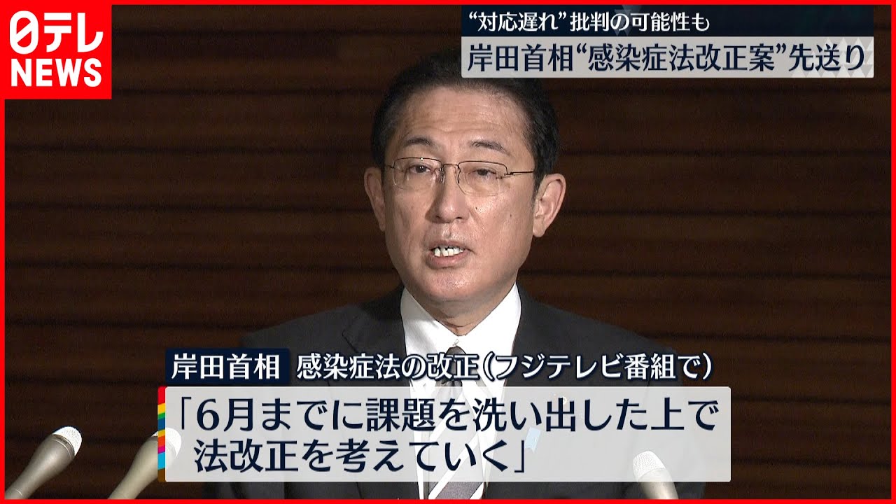 【岸田首相】病床確保は？”感染症法改正案”改正先送り