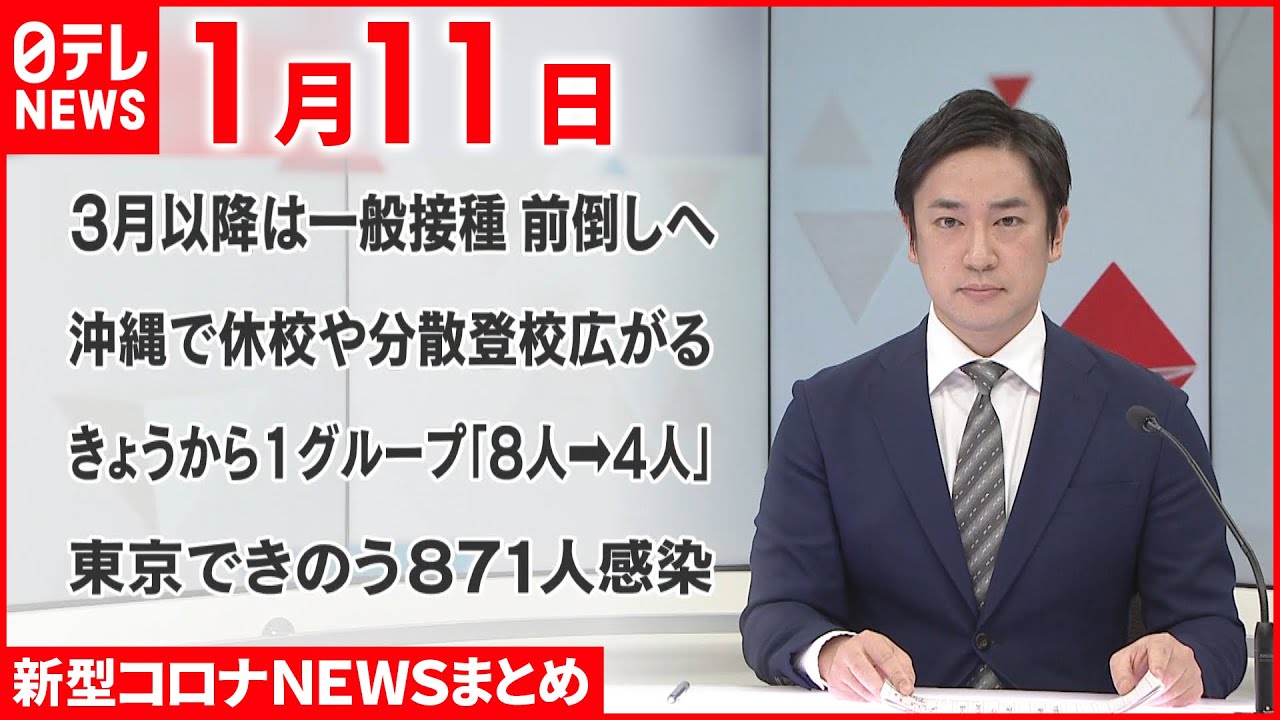 【新型コロナ】３回目接種“３月以降は一般接種前倒しへ”　1月11日ニュースまとめ　日テレNEWS