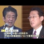岸田首相が安倍元首相と会食 今後の政権運営などについて意見交換か