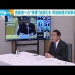 岸田総理　高齢者への“接種”加速化を知事会に要請(2022年1月12日)