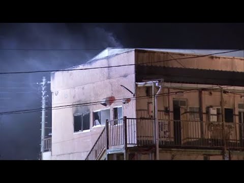 群馬・桐生市のアパートで火事 焼け跡から１人の遺体みつかる