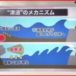 【解説】ナゼ噴火で”津波警報”？ナニが起きた？