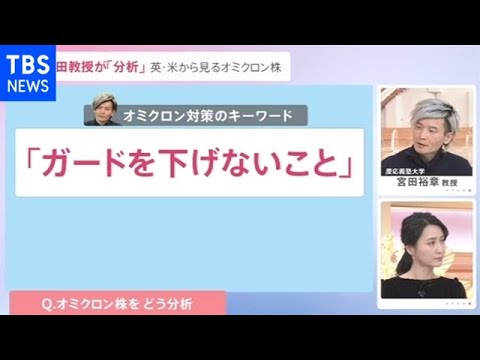 オミクロン株急拡大 －宮田裕章教授の提言。キーワードは「ガードを下げない」【news23】