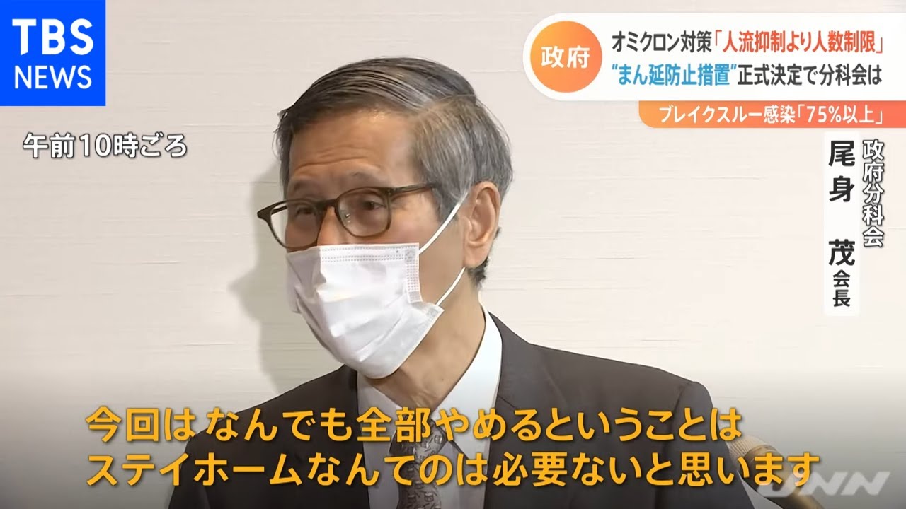 “まん延防止”正式決定 今回は人流抑制より人数制限がキーワード