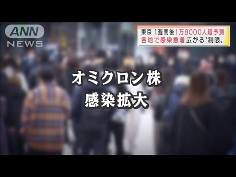 連日各地で“過去最多級”　軒並み「まん延防止」要請へ(2022年1月20日)