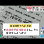 「濃厚接触者へ感染者本人から連絡を」都が異例通達(2022年1月20日)