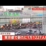 東京都 新型コロナ１万１２２７人、初の１万人超