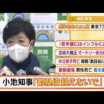 【朝の注目4選】「小池知事“都県境越えないで”」ほか・・・(2022年1月20日)