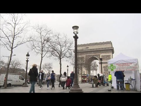 仏のコロナ猛威　一日あたり40万人台　1カ月半で国民1割が感染(2022年1月20日)