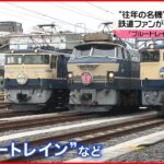 【鉄道撮影会】ブルートレインをけん引“往年の名機”撮影会　鉄道ファンは黙々とシャッターを…