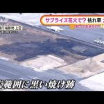 枯れ草が大炎上・・・“サプライズ花火”が引火か　広島(2022年1月31日)