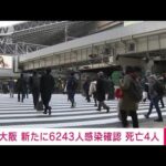 新型コロナ　大阪で新たに6243人感染　4人死亡(2022年1月31日)
