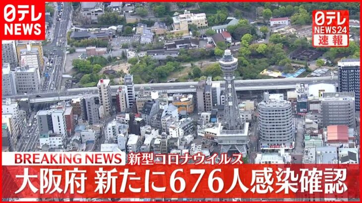 【速報】大阪府で新たに676人の感染確認　新型コロナウイルス　1月7日