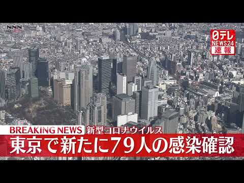 【速報】東京で新たに79人の感染確認 新型コロナ