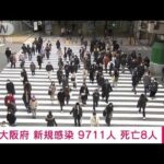 【速報】新型コロナ　大阪府の新規感染9711人　死亡8人(2022年1月27日)