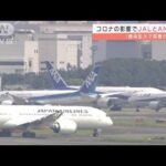 JALとANA減便「感染拡大で需要が減った」(2022年1月13日)