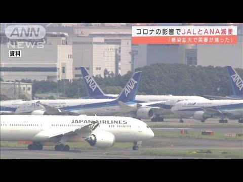 JALとANA減便「感染拡大で需要が減った」(2022年1月13日)