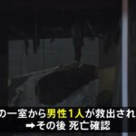 東京・目黒区で火災 男性1人死亡