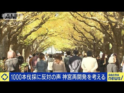 “1000本伐採”に反対の声　神宮再開発を考える(2022年2月14日)