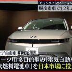 【韓国ヒョンデ自動車】”脱炭素車”で12年ぶり日本参入