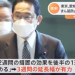 東京など13都県のまん延防止 3週間延長で検討