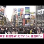 【速報】東京の新規感染13516人　重症87人(2022年2月19日)