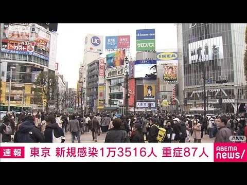 【速報】東京の新規感染13516人　重症87人(2022年2月19日)