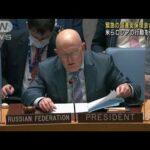 ロシアの行動を強く非難　国連安保理が緊急会合(2022年2月22日)