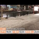 東京都心は積雪2センチ 都内では事故4件 首都高は一部区間で通行止め続く